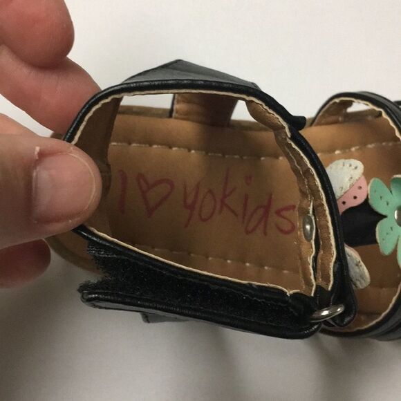 I ❤️ yokids sandals girls size 7 - Picture 3 of 6